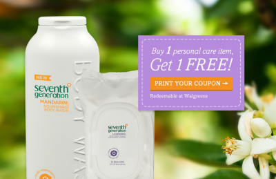 Seventh Generation Skin Care Coupon (FB)