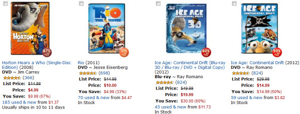 Amazon Animated Movie Sale