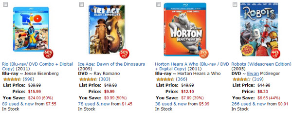 Amazon Animated Movies Sale
