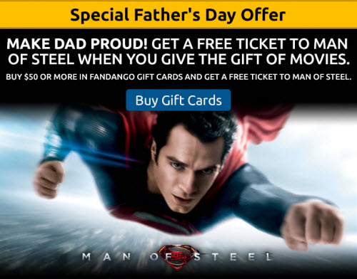 Fandango Father's Day Offer
