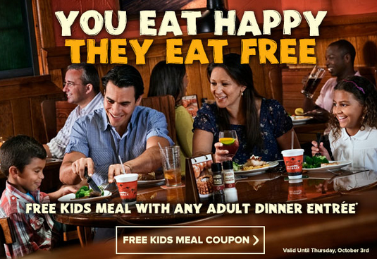 Outback Steakhouse Kids Eat FREE