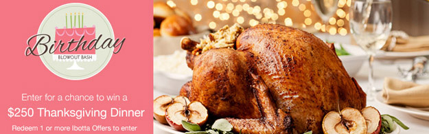 Ibotta Thanksgiving Dinner Sweepstakes