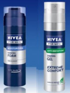Nivea For Men Shave Gel and Foam