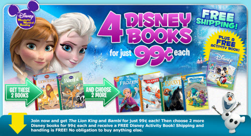 Disney Books Offer