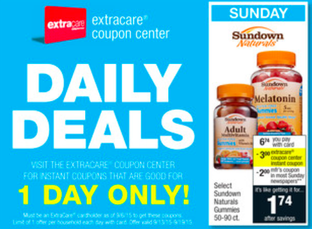 sundown gummies stack vitamin coupons