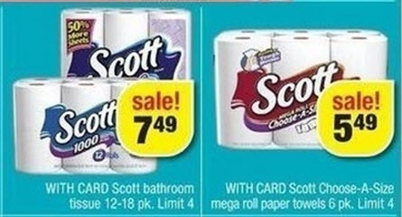 Scott Bathroom Tissue and Paper Towels