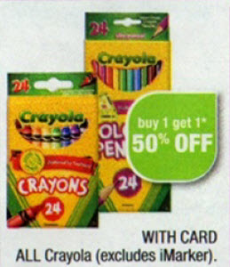 Crayola Sale (CVS 3-10)