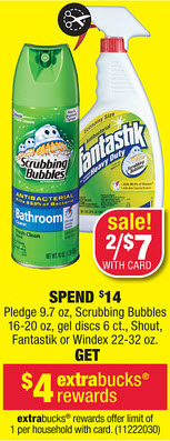 Scrubbing Bubbles Sale (CVS 3-17)