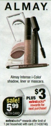 Almay Cosmetics Sale (CVS 3-31)