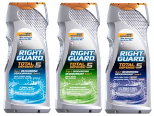 Right Guard Total Defense 5 Body Wash