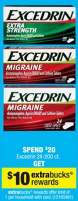 Excedrin Sale (CVS 5-19)