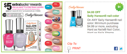 Sally Hansen coupons