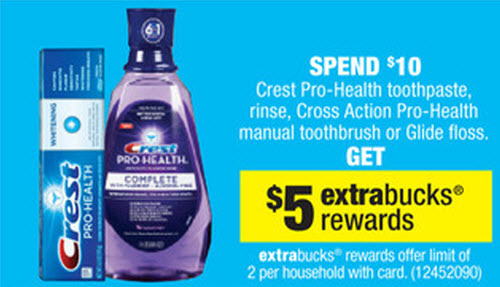 Crest Pro-Health Sale (CVS 6-9)