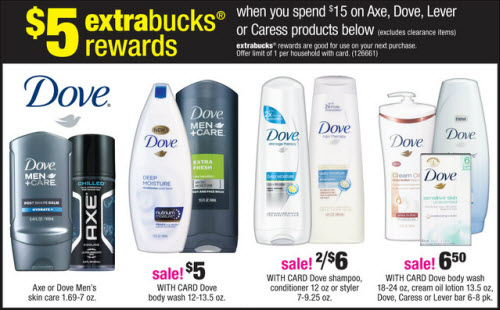 Dove Men's Sale (CVS 6-23)