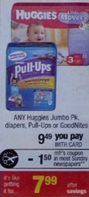 Huggies Diapers Sale (CVS 6-23)