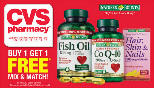 Nature's Bounty Sale (CVS 6-9)