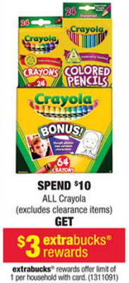 Crayola Sale (CVS 7-28)