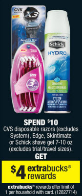 Edge Shave Gel Sale (CVS 7-7)