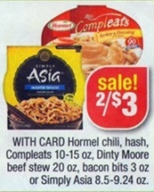 Hormel Compleats Sale (CVS 7-14)