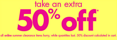 50 Pct Off CVS Summer Clearance Sale