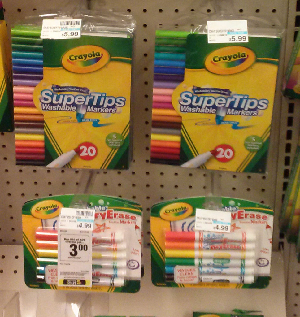 Crayola Supertips & Dry erase