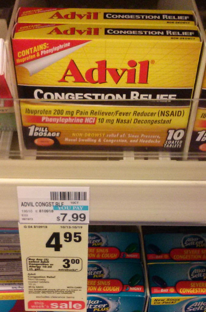 Advil congestion-