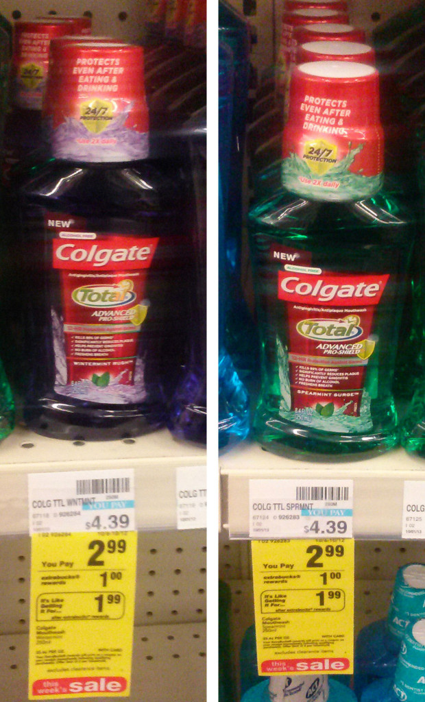 Colgate purple & green