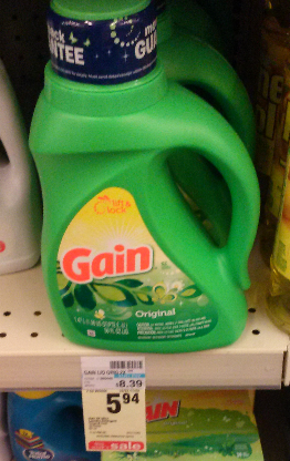 Gain Detergent Sale (CVS 10-27)