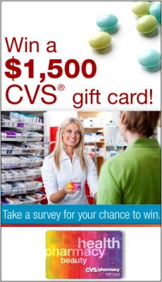 WinningSurveys.com CVS Gift Card Sweepstakes