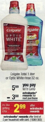 Colgate Mouthwash Sale (CVS 12-8)