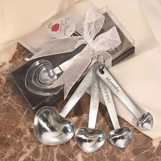 Amazon Stainless Steel Heart Shaped Measuring Spoons