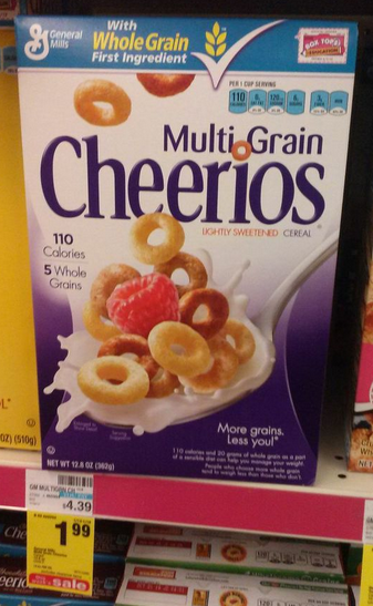 MultiGrain Cheerios Sale (CVS 01-12)