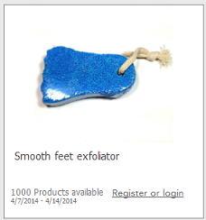 Foot exfoliator