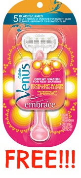 Free Venus Razor