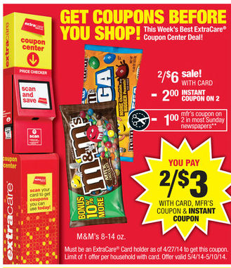 m&m cvs ad