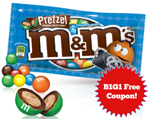 B1G1 Free M&Ms coupon