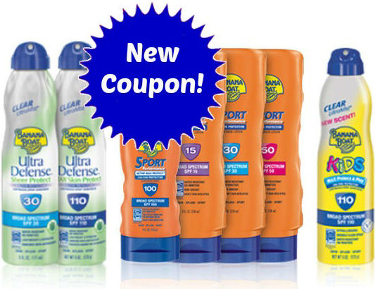 New Banana Boat Coupon & Sale!