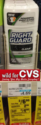 Right Guard Xtreme Clear Coupon