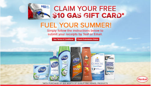 henkel gas card