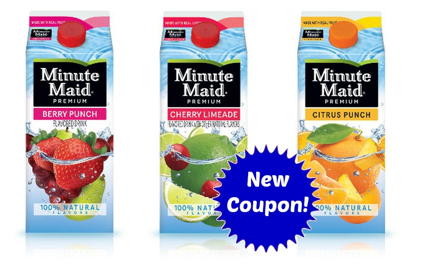 New Minute Maid Coupon!