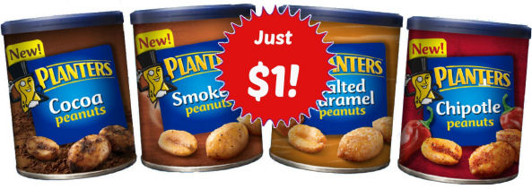 Planters Flavored Peanuts Just $1