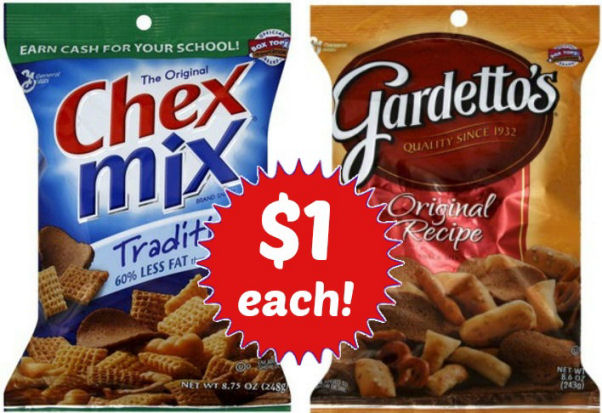 Chex Mix or Gardetto's $1 Each!