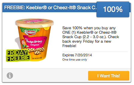 Free Keebler or Cheez-it Snacks!