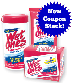 Wet Ones Coupon Stack