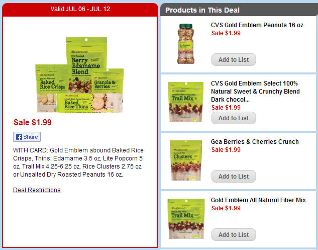 New Coupon for 99¢ Gold Emblem Snacks!