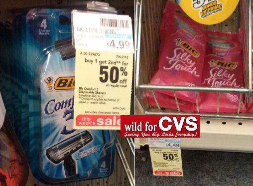 BIC Razors As Low As $1.37 per pack!