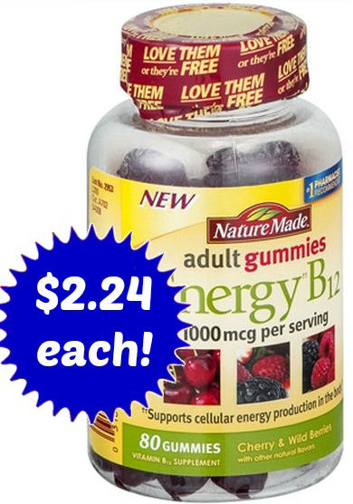 Nature Made Adult Gummies As Low As $2.24!