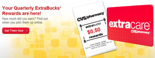 CVS Quarterly ExtraBucks Are Here!