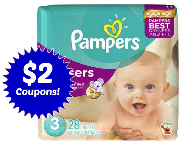 New High Value Pampers Coupons for Gas Card Deal!