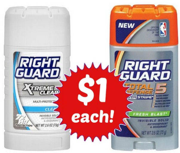 Print Now for $1 Right Guard 7/20!